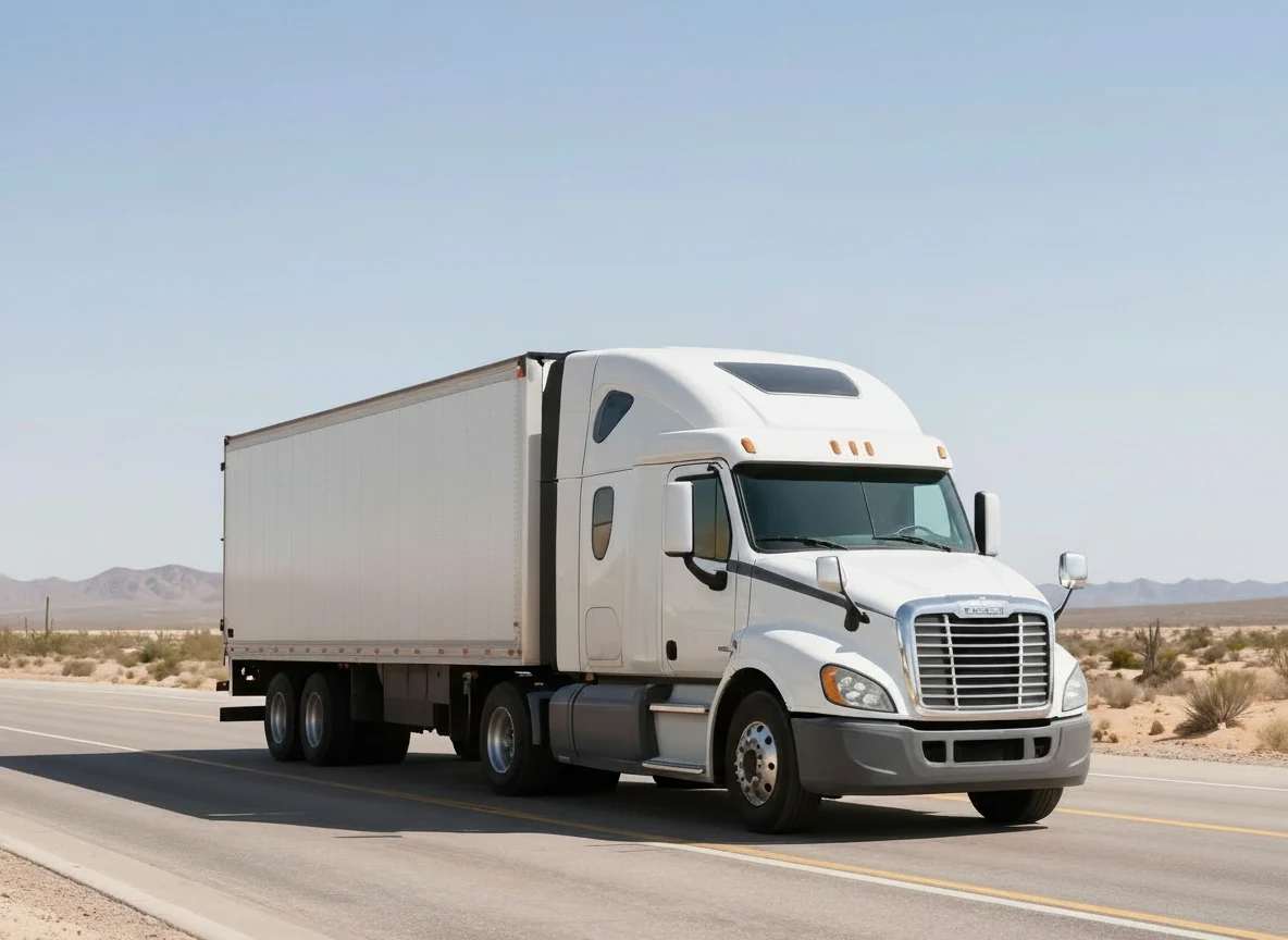 Box truck used for local and short haul deliveries