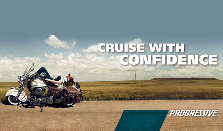 Progressive motorcycle insurance — Cruise with Confidence